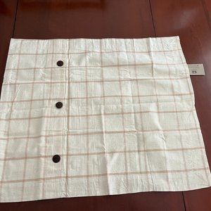 Park B Smith Eco-ordinates Sham Cover Organic Cotton Plaid NWT